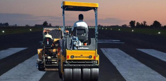 Pergamino moderniza su aeródromo: arrancó la repavimentación total de la pista principal