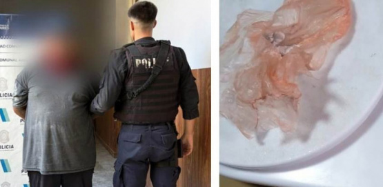Violento y drogado en plena calle: detuvieron a un joven en Arrecifes con cocaína en su poder