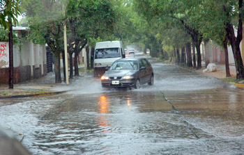 Viernes lluvioso en Pergamino: Ya cayeron 35 milímetros