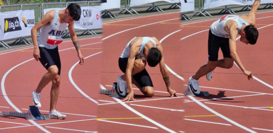 Alexis Chávez brilló en Suiza: ganó los 100 metros T36 en su camino al Mundial de Para Atletismo en India