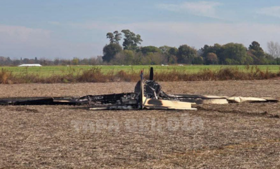 Manuel Ocampo: Hallan avioneta carbonizada y sin ocupantes en un campo rural