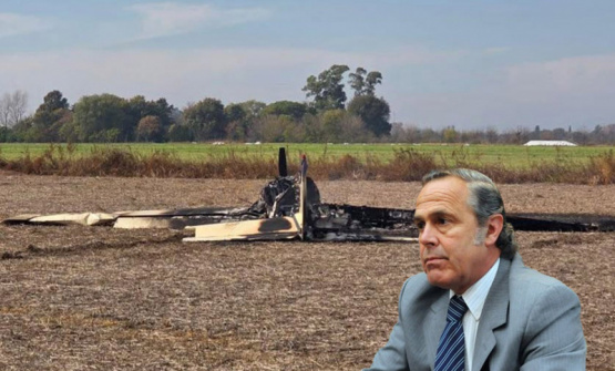 Avioneta narco calcinada en Manuel Ocampo: El juez federal Villafuerte Ruzo tomó la investigación