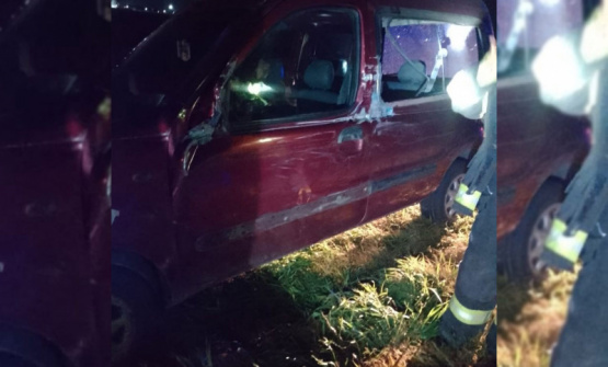Milagro en El Socorro: camión chocó a una Kangoo familiar y escapó sin auxiliarla