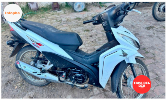 Detienen a dos jóvenes que robaron una moto en Rojas y escapaban hacia Pergamino