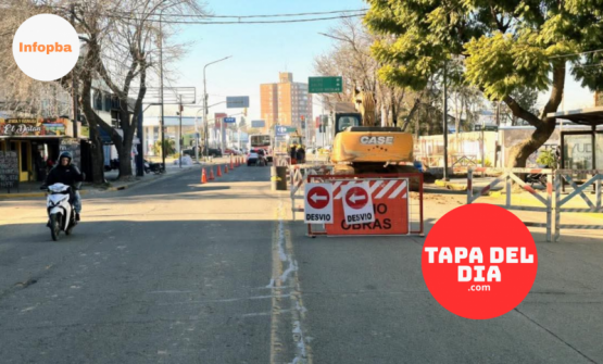 Importante obra sobre Av. Irigoyen: Piden a los vecinos de Pergamino evitar la zona por trabajos de desagüe