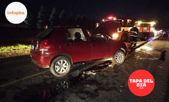 Accidente múltiple en Villa General Savio: conductor atrapado tras impacto en cadena