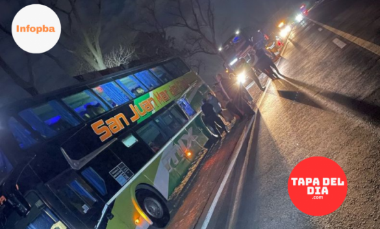 Gravísimo accidente en Ruta 8: un joven lucha por su vida tras ser golpeado por la llanta de un micro