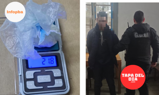 Capturan a hombre con droga y se registra agresión contra policía en el procedimiento