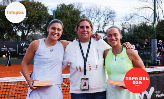 La gloria fue local: Julia Riera ganó el dobles del Pergamino Open con Capurro