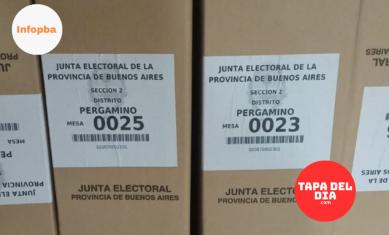Las urnas ya llegaron a Pergamino: operativo de seguridad listo para las elecciones. Que se vota el 7 de septiembre