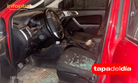 Violento ataque a una camioneta: rompieron las ventanillas en plena calle