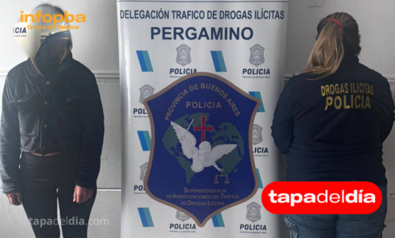 Mujer prófuga por narcotráfico detenida en Pergamino tras orden de la fiscalía