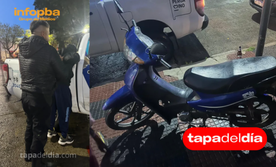 Joven de 19 años detenido en flagrancia mientras intentaba robar motos en el centro de Pergamino