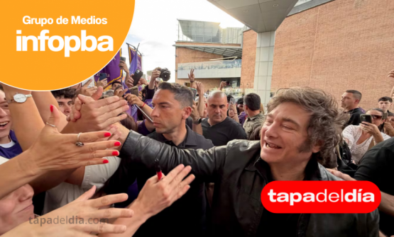 Milei cierra la campaña en Rosario con todo su Gabinete y principales candidatos