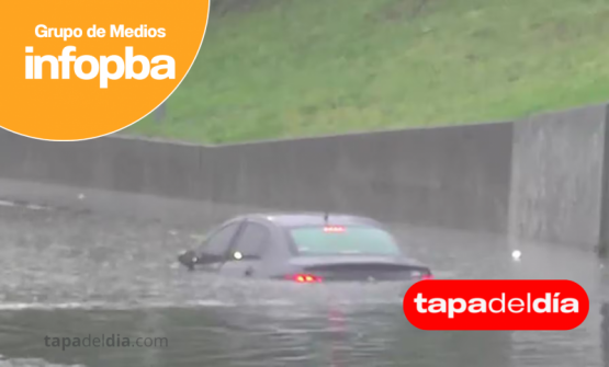 Diluvio en el AMBA: más de 100 mm de lluvia dejan calles anegadas, barrios afectados y tránsito interrumpido
