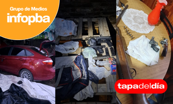 Allanamientos en Acevedo: detienen a un sospechoso y secuestran armas y un auto robado