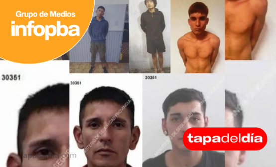 Difundieron las fotos de los cinco presos que se fugaron de la Comisaría Tercera
