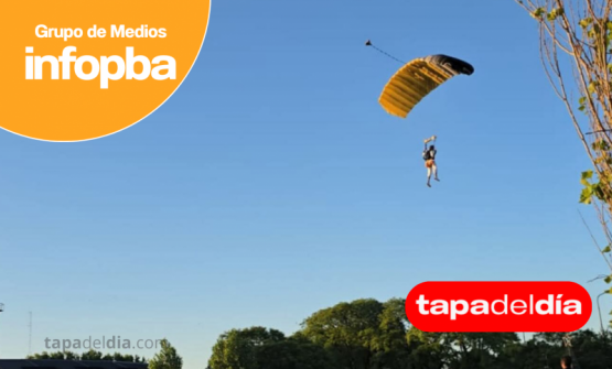 Parte médico oficial: un paracaidista de 44 años sufrió un grave accidente en el Parque Belgrano