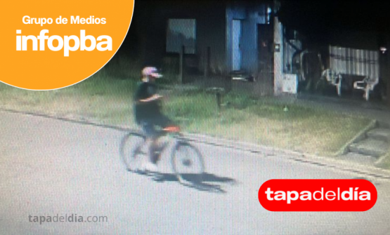 Cámaras de seguridad captaron a un ladrón que robó herramientas en el patio de una casa del barrio Acevedo