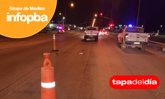 Grave accidente en Ruta 8: un peatón fue embestido por un camión y permanece internado con lesiones severas