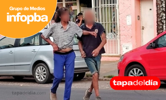 una familia pidió ayuda urgente para evitar una tragedia en plena vía pública