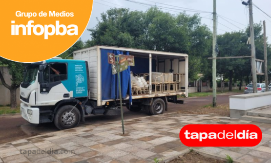 llegó el mobiliario y el barrio Kennedy se prepara para una inauguración histórica