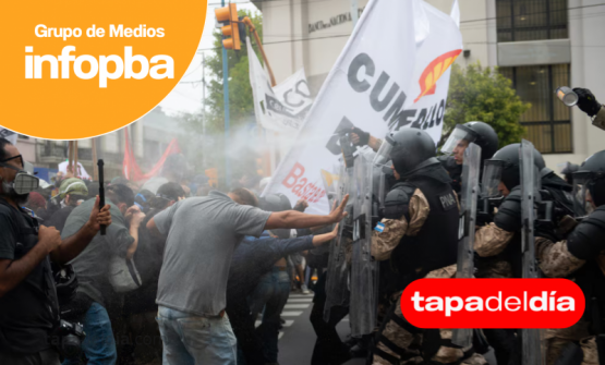 Jornada de máxima tensión: cortes, enfrentamientos y caos vehicular en los principales accesos a la Ciudad por protestas contra la reforma laboral