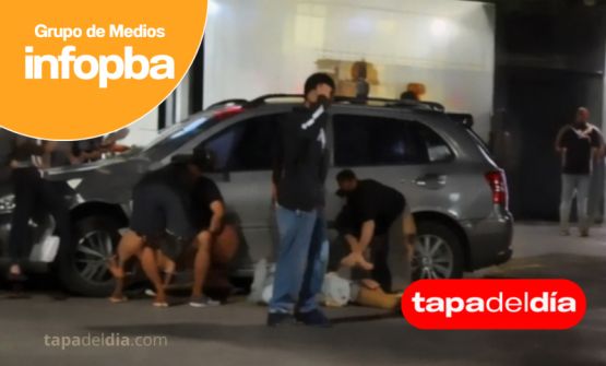 Corrida y violenta pelea entre jóvenes a la salida de un boliche: un chico quedó desvanecido