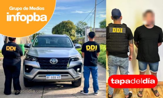 Recuperan una Toyota Hilux robada tras un seguimiento con dron y detienen a un hombre con antecedentes