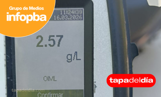 Detectan a un motociclista con 2,57 de alcohol en sangre circulando dentro de una plaza