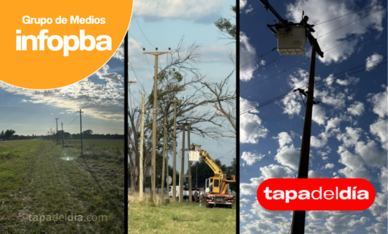 Nuevo robo de cables: delincuentes atacaron otra vez en barrio Aeroclub y se llevaron 500 metros de tendido eléctrico