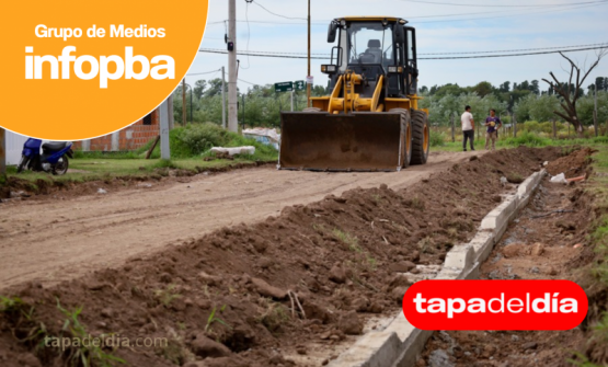 Obra clave: avanza el cordón cuneta en Solares III Scalabrini y promete cambiar la circulación del barrio