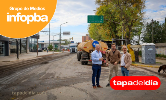 Arrancó la repavimentación de la Avenida Yrigoyen y estiman 90 días de obra