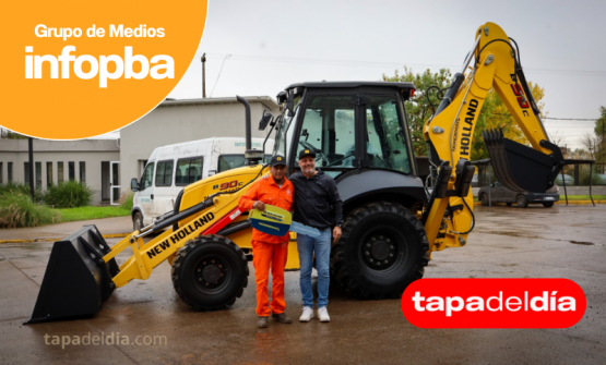 Pergamino suma una retroexcavadora y refuerza los servicios públicos en los barrios