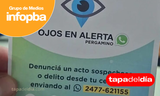 “Ojos en Alerta” llega a las escuelas de Pergamino para reforzar la prevención del delito
