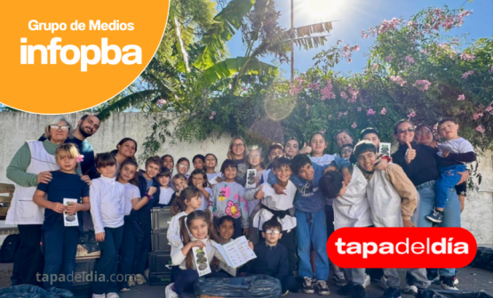 Alumnos de El Socorro construyeron composteras en una jornada de educación ambiental