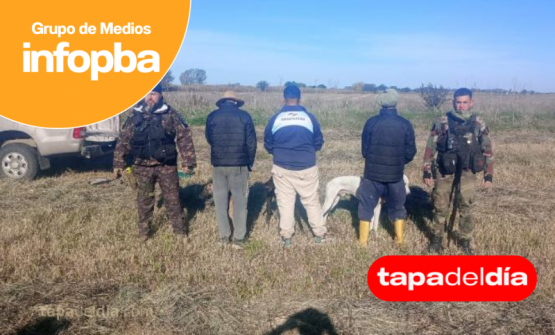 detienen a cazadores furtivos tras un operativo en Pergamino