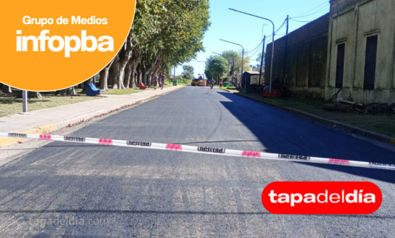 Peña avanza con nuevas obras de pavimentación para mejorar el acceso a instituciones y barrios