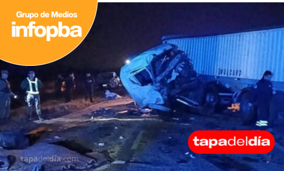Trágico triple choque de camiones en Ruta 2: un joven de Pergamino falleció en el violento impacto