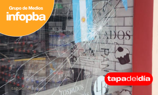 Vandalismo en una panadería céntrica de Pergamino: rompieron un vidrio durante la madrugada